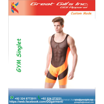 Sexy men gym singlet / singlet / mesh sinlget / Custom Gym Muscle Singlets Slim Fitted for Men